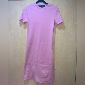 Solid ribbed knit bodycon dress